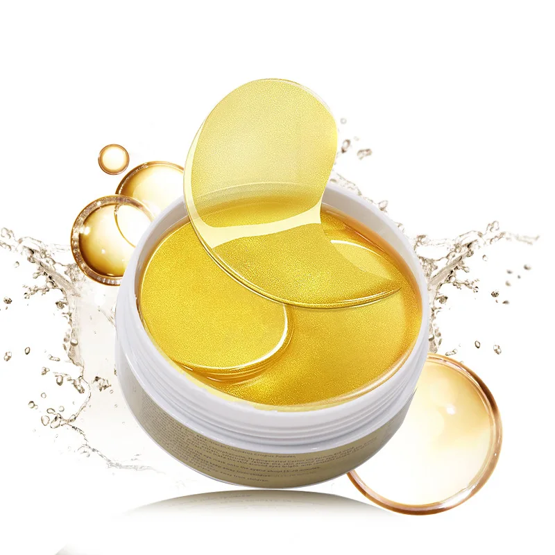 

Wholesale Hot Sale Anti Aging Anti Wrinkle Crystal Collagen 24k Gold Powder Eye Mask