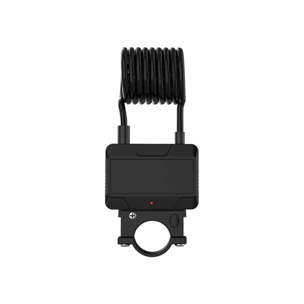 

Omni new arrival smart bicycle lock wireless connection mobile phone APPcustom scooter lock, Black