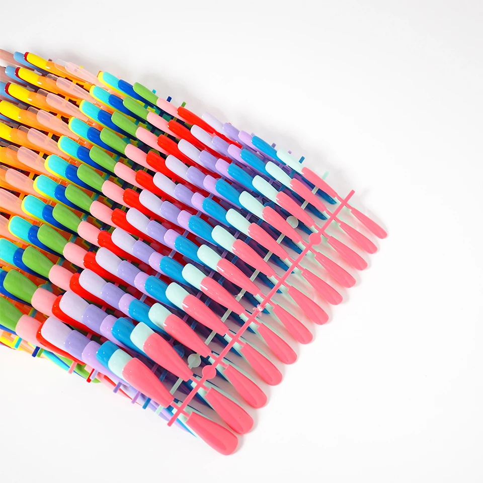 

Wholesale Matte long coffin artificial nail tips press on nail
