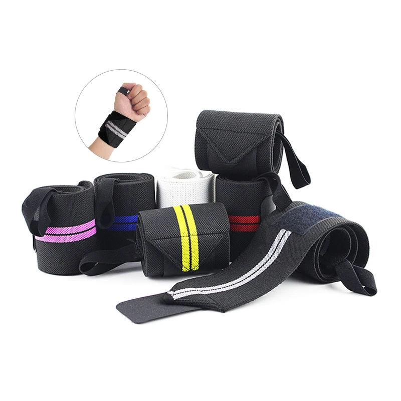 

Custom Cotton Strength Training Gym lifting Wrist Wraps, As picture