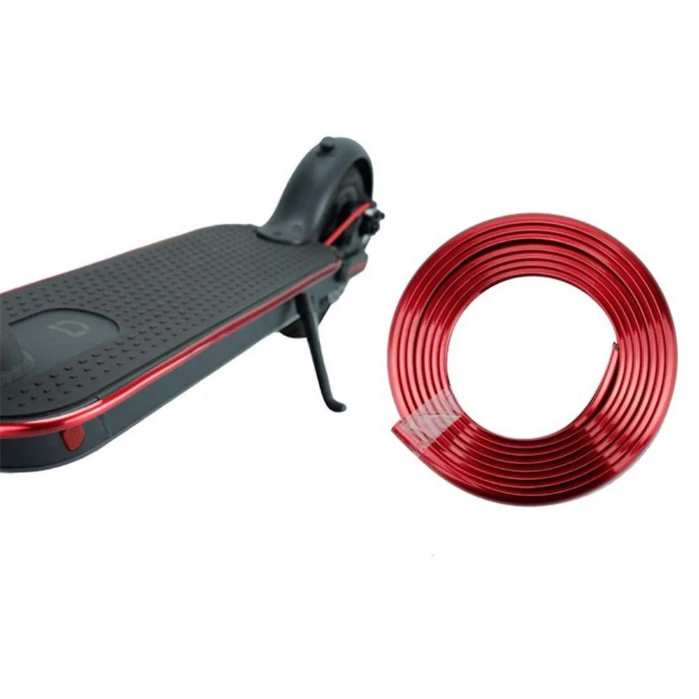 

Skateboard Bumper Strip Plating Protective Tape for Xiaomi M365 electric scooter parts Anti-crash strip, Black red grey yellow etc
