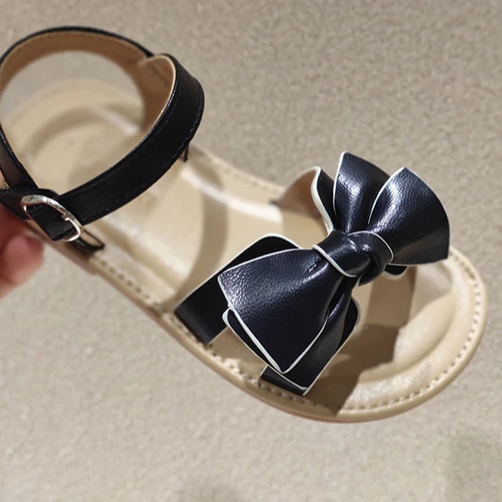 

Children soft soles non slip bow princess shoes children girls flat shoes
