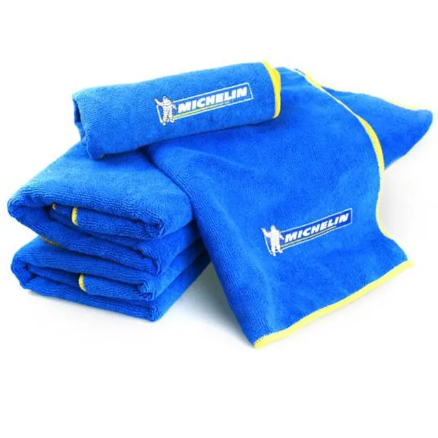 

10years factory Thick luxury water absorbent lint free car microfiber cloth, Blue