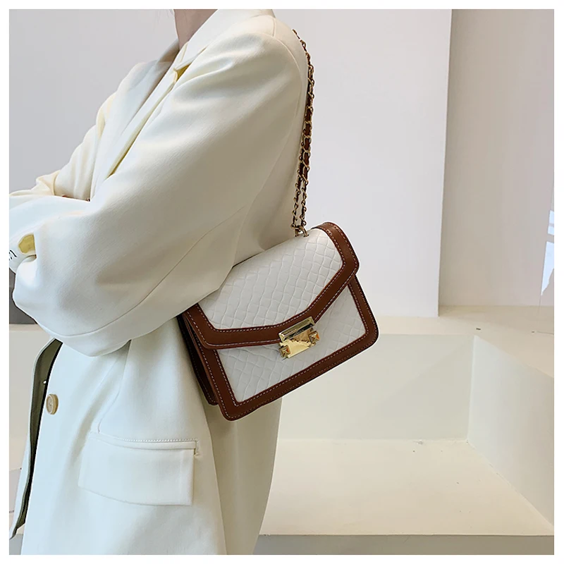 

Wholesale Cross Body Chain Sling Bag Pu Leather Shoulder Messenger Bags