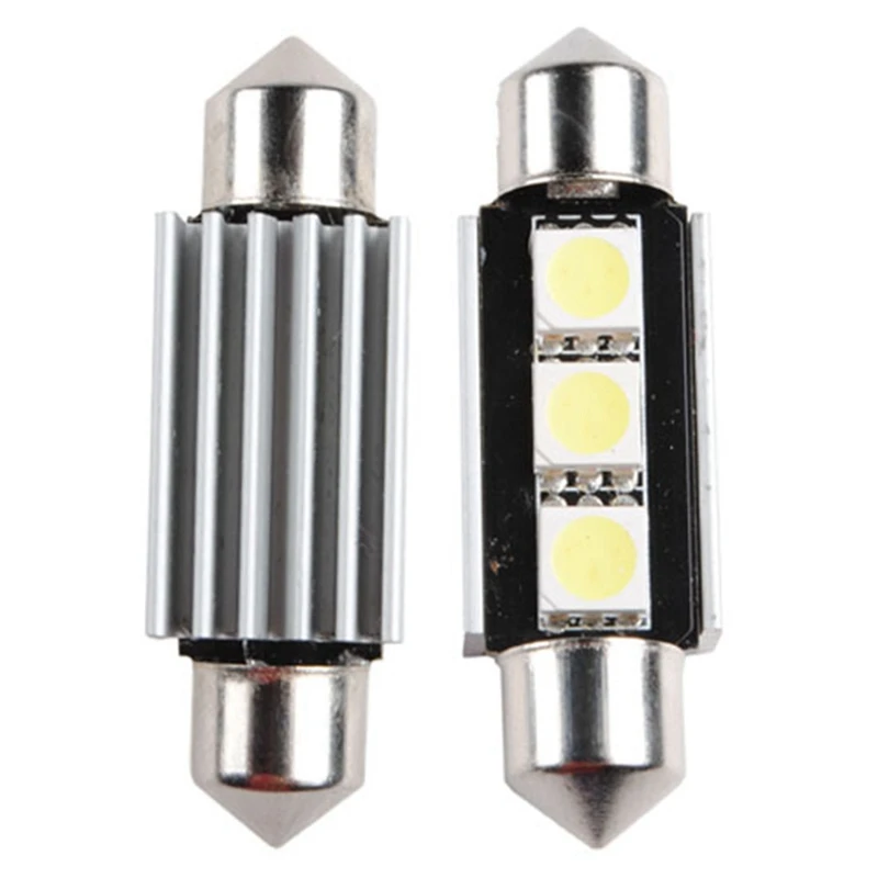 

Car Lights 36mm 3 5050 SMD LED Festoon Light CANBUS Error Free c5w Car Auto Light Lamp Bulb White DC12V