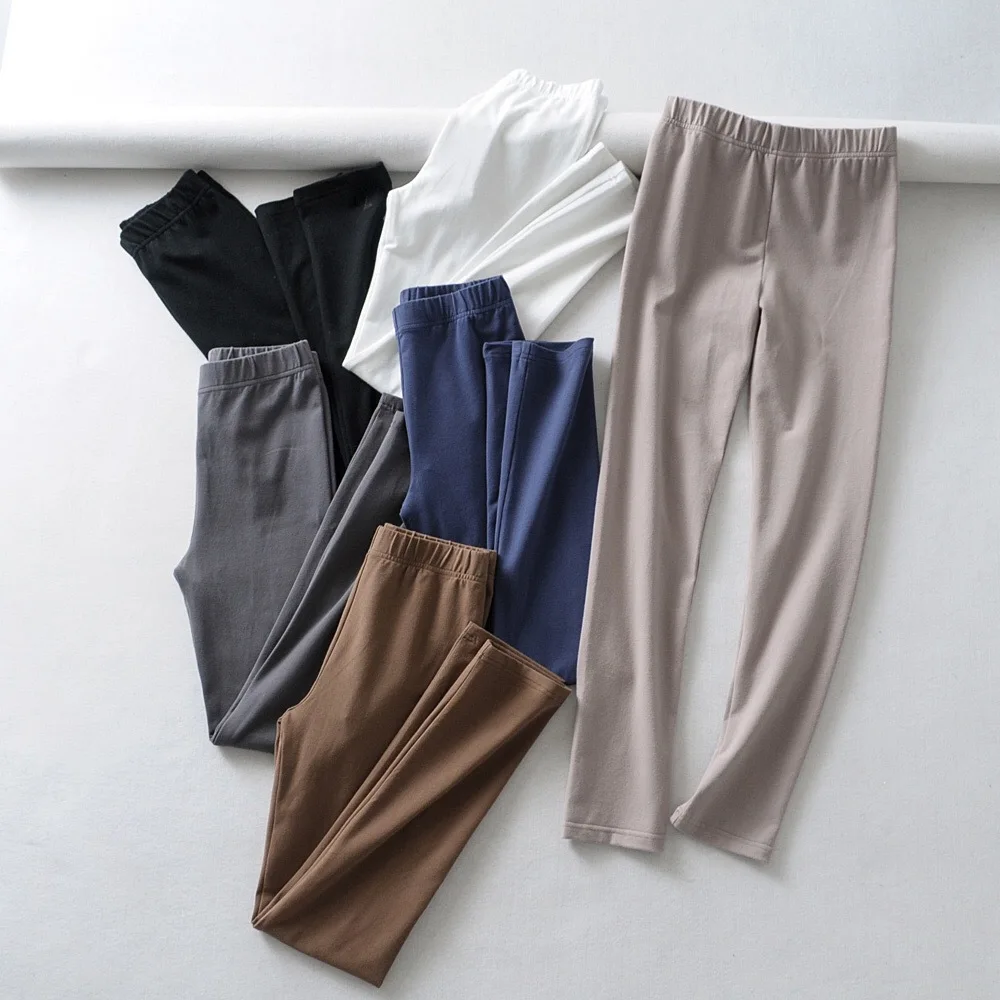 

Women Cotton Spandex Leggings Cotton Stretch Leggings for Women, As picture