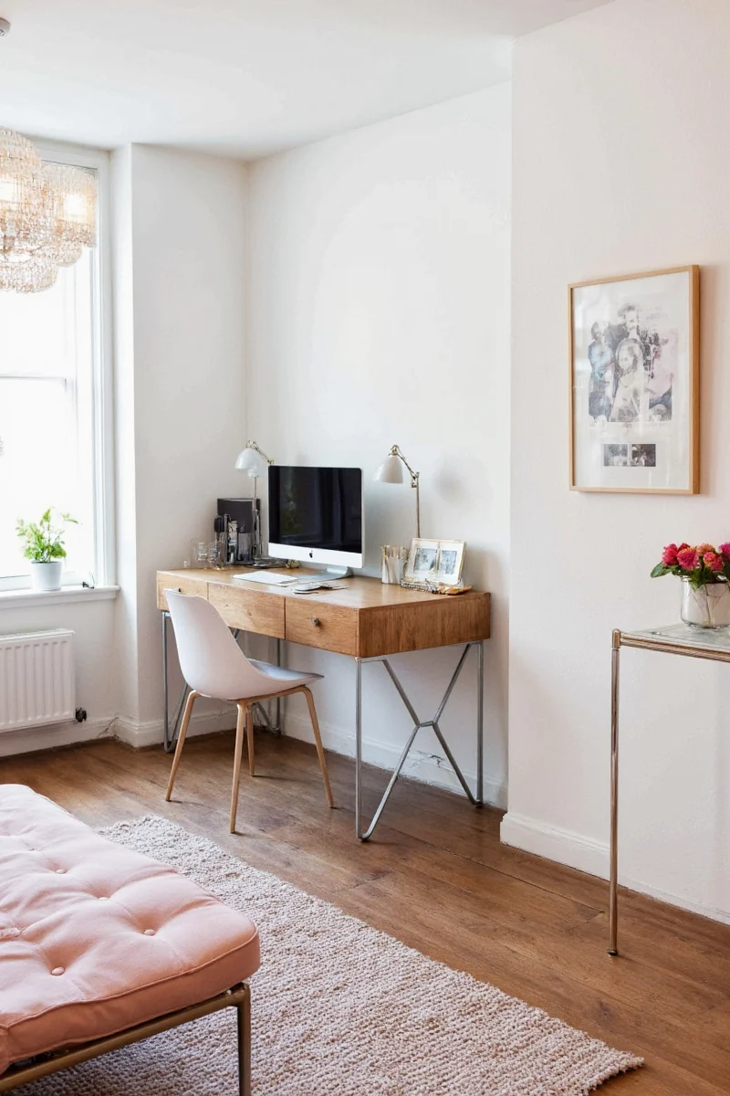 DIY family-friendly office decor