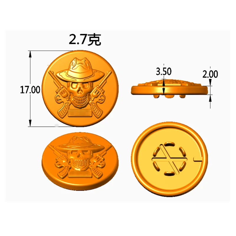 

Ready to ship RTS stock custom metal rivet jeans shak button denim for jeans, Green bronze