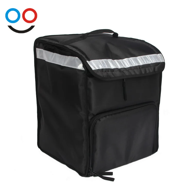 

Aolacool Black Waterproof Cake Thermal Tote Backpack For Motorcycle Bike Insulated Food Cooler Pizza Delivery Bag