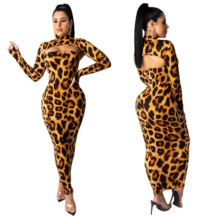 
11AF063 best design strapless dress micro coat bodycon printed Women Clothing Two Piece Sets 