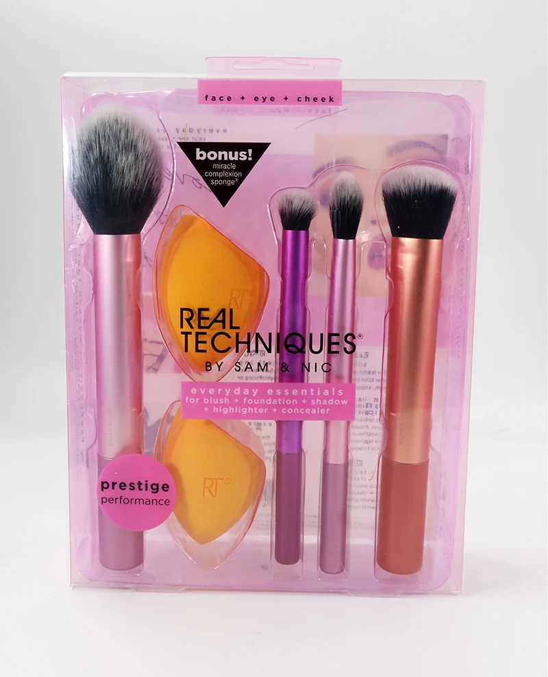 

HZM 1/3/4 Pieces Custom free sample vegan private label maquillaje Brochas make up brushes sponges makeup brush set, White