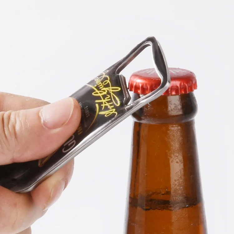 

custom photo printing metal stainless steel beer bottle opener