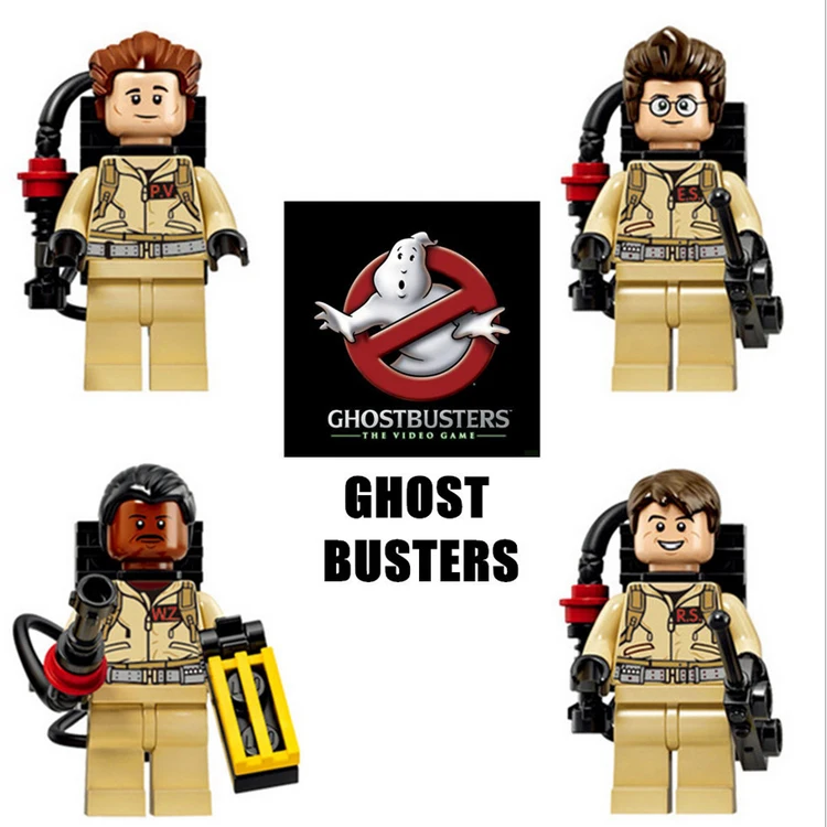 

4pcs/lot Mini Ghostbusters Bricks XH108-111 Winston Zeddemore Dr. Egon Compatible Building Block Figure Collection Toy Juguete