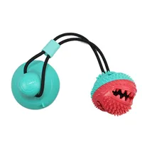 

Amazon Durable Pet Interactive Chew Toys Set Dog Suction Cup Toy with Rope and Bell