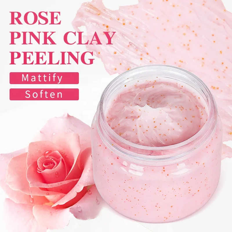 

Natural Gently Exfoliating Body Polish Rose Pink Clay Face Scrub