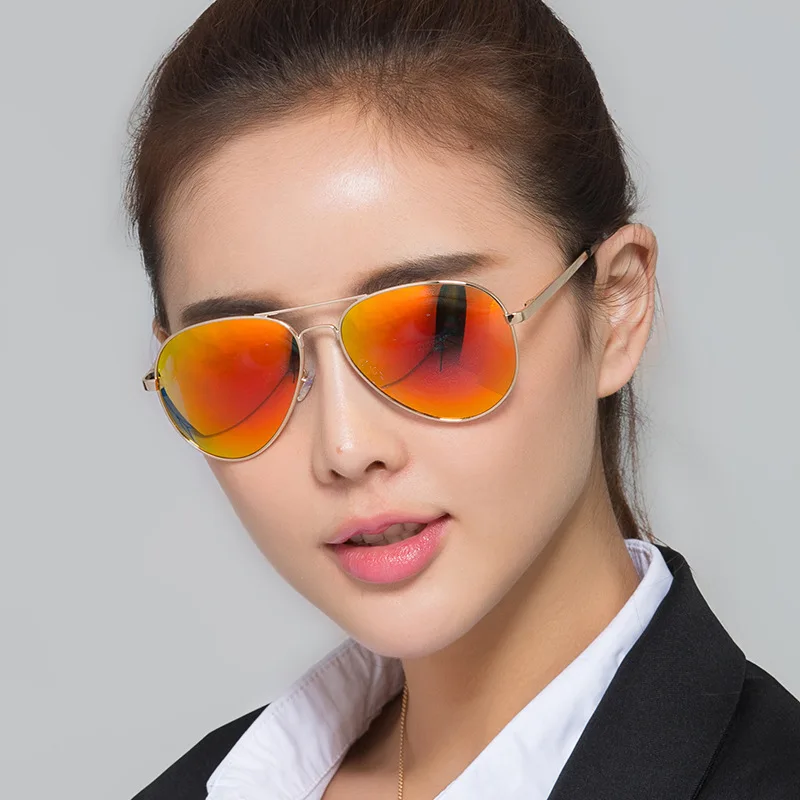 

Vintage pilot aviation sunglasses custom logo brand designer polarized sunglasses for men and women