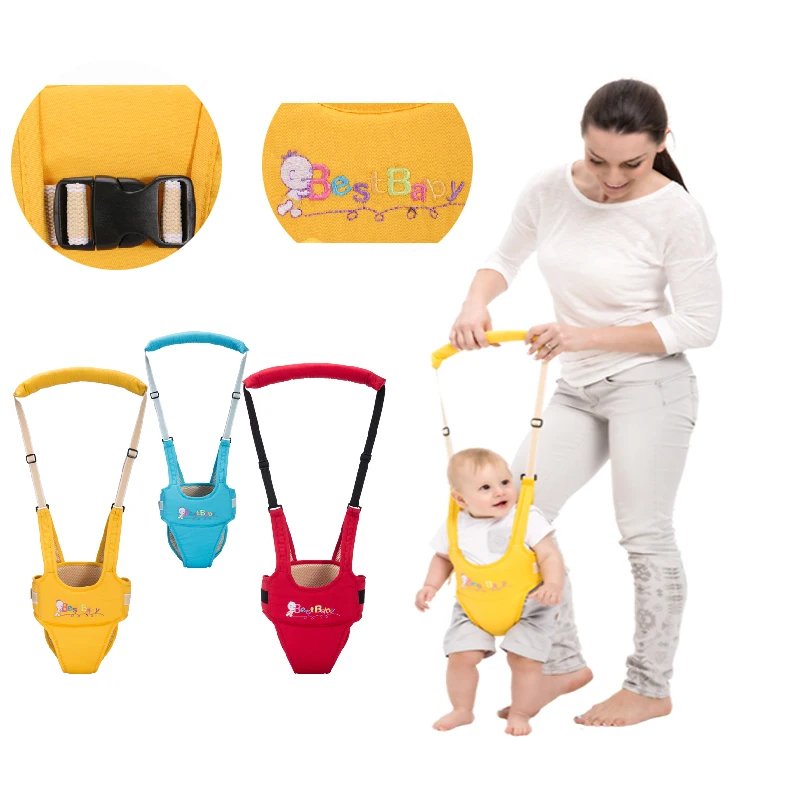 

Toddler Adjustable Safety learning walker strap Cute Baby Walking assistant Harness, Yellow, pink, sky blue