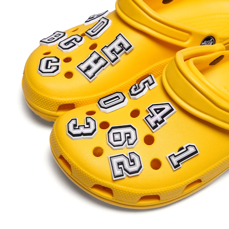 

Pvc Rubber A-Z Letter And Number Alphabet Charms Wholesale Designer Shoe Charm Croc Accessories