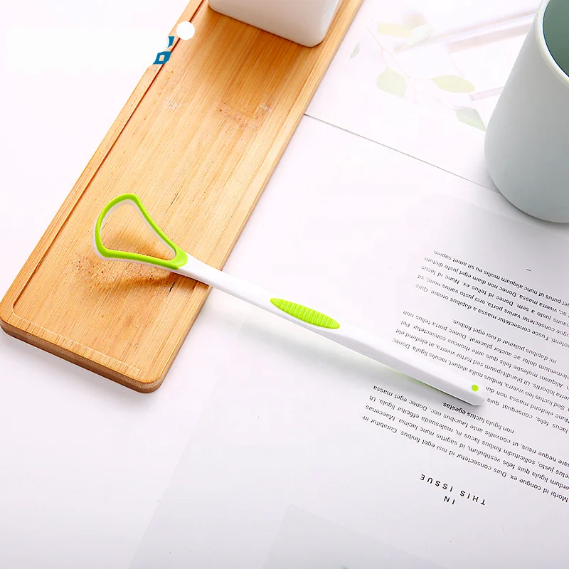 
Disposable Comfortable Massage Rubber Tongue Cleaner 