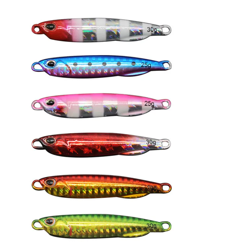 

30g/40g/60g new modle pike seabass long shot slow throw Drag Metal Cast jig hard Fishing Lure, As picture