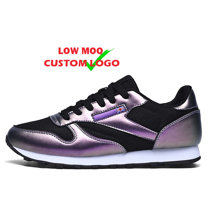 

Fashionable Mesh Microfiber Male Simple Sport Shoes Men Jogger Trainers Casual Sneakers