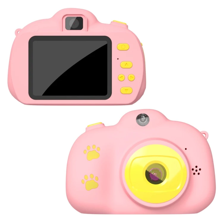 

Carton Kids Camera Support Game Video 64GB TF Card 2.0 / 2.4 inch 20.0MP Dual-lens Child Camera