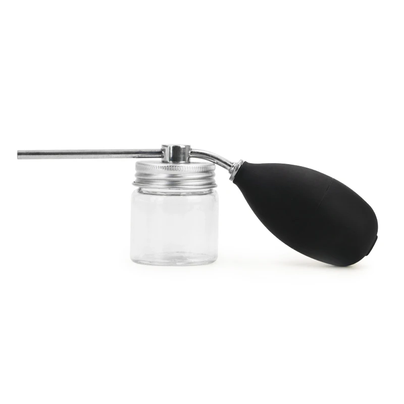 

barber shop oem professional glass hair thickening spray pump for hair fiber use, Black