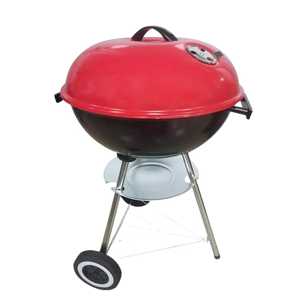 

TY Charcoal Grill Barbecue Grill Lightweight Barbecue Smoker Grill For Outdoor Cooking Camping Home Partyparrilla Barbacoa, Red