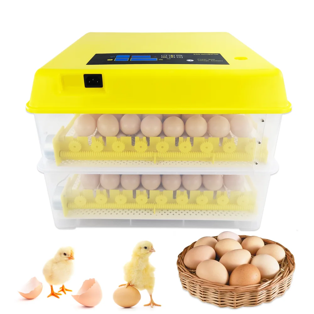 

112 eggs full automatic mini incubator with hatching basket hatchery machine poultry egg incubator for sale