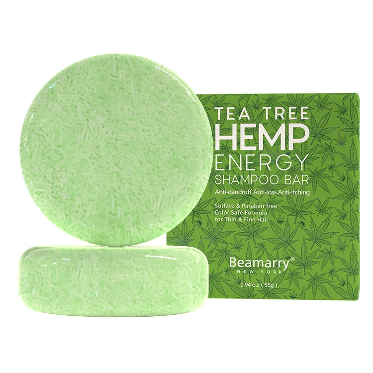 

Private Label Tea Tree Oil Energy Solid shampoo Bar for Thin & Fine Hair