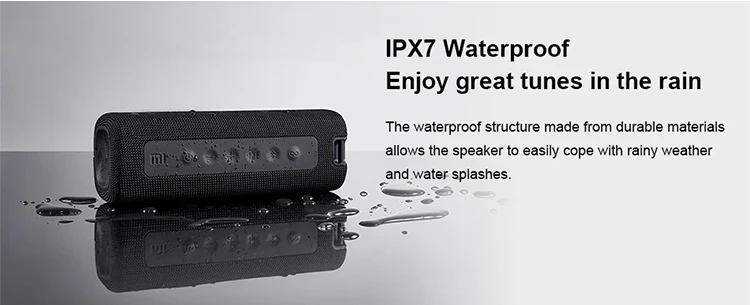 Xiaomi Mi Portable Bluetoth Speaker Outdoor 16W TWS Connection High Quality Sound IPX7 Waterproof 13 hours playtime Mi Speaker - ANKUX.COM