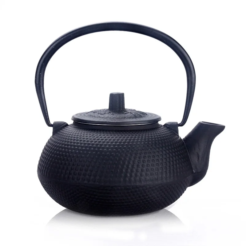 

Chinese traditional small cast iron teapot, custom logo on the bottom hot sale teapot tea kettle, Transparent