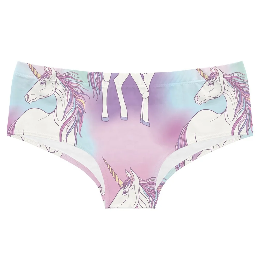 

Wholesale animal and plant printing women underwear low waist seamless thongs ladies briefs soft girls panties, Picture shows