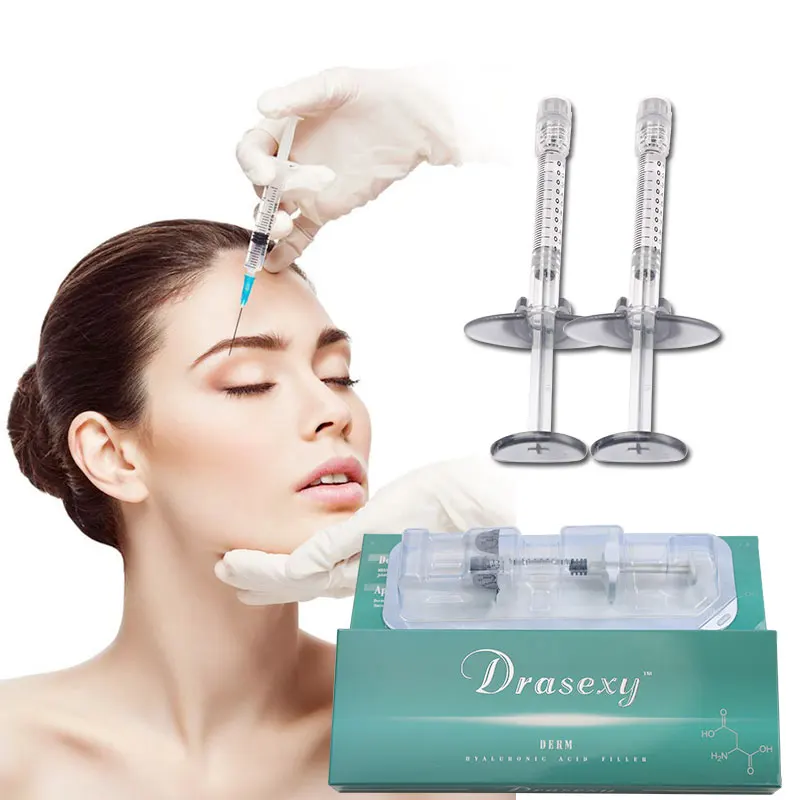 

1ML Long Lasting CE approved Anti Aging Injection Body Ha Dermal Filler Injectable Cross Linked Hyaluronic Acid factory price, Transparent