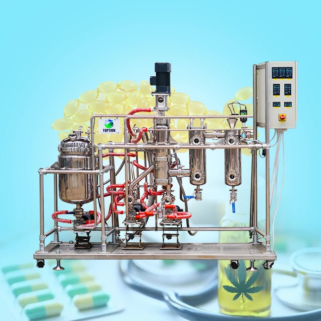 

Oil Short Path Molecular Wiped Film Distillation for Lab Research