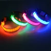High Quality Square Plaid Pattern Flashing LED Dog Collar Batteries for Dogs and Cats Pet Buckle Safety Lighting Pet Collars