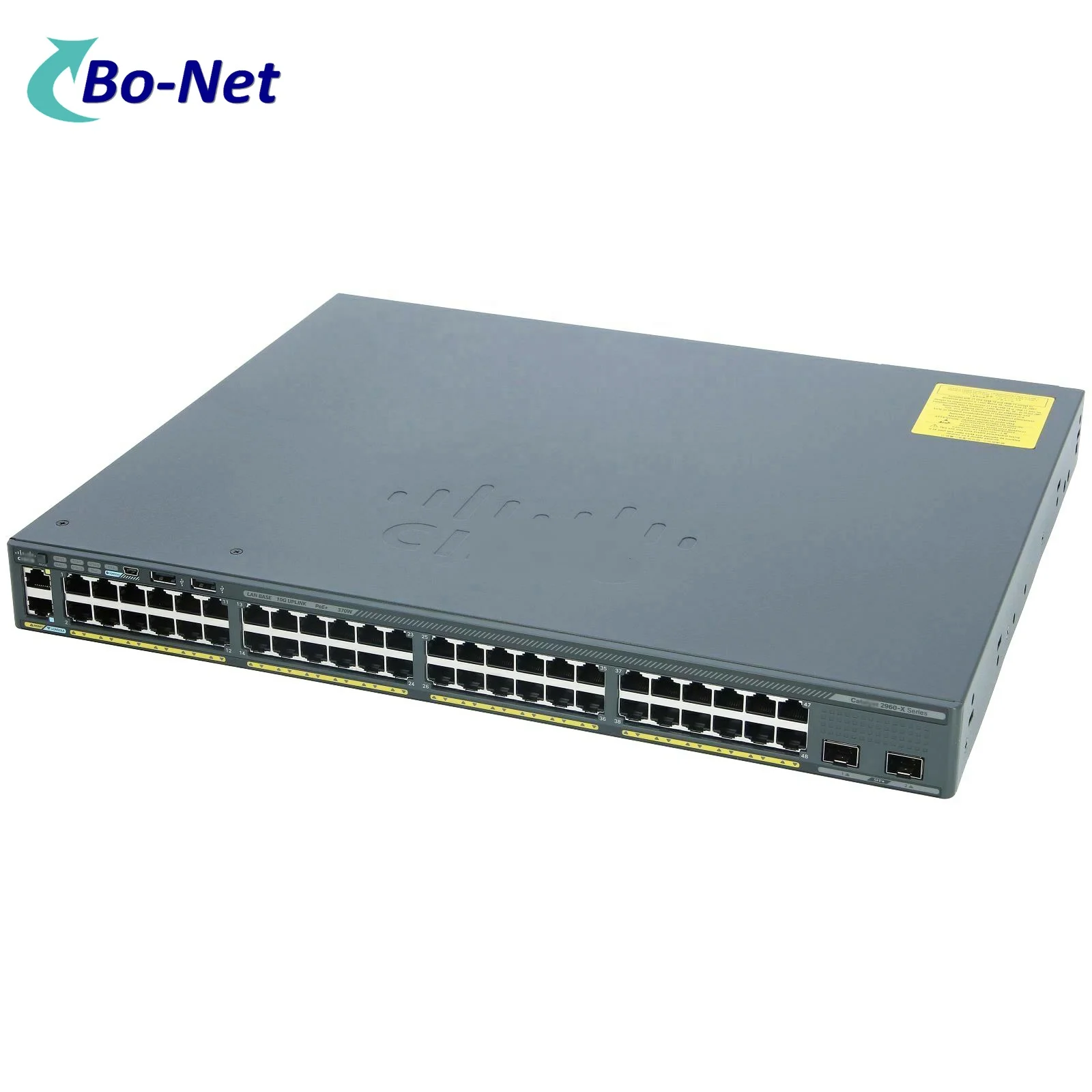 CISCO network switch WS-C2960X-48FPS-L 2960-X 48 GigE PoE 740W, 4 x 1G SFP, LAN Base