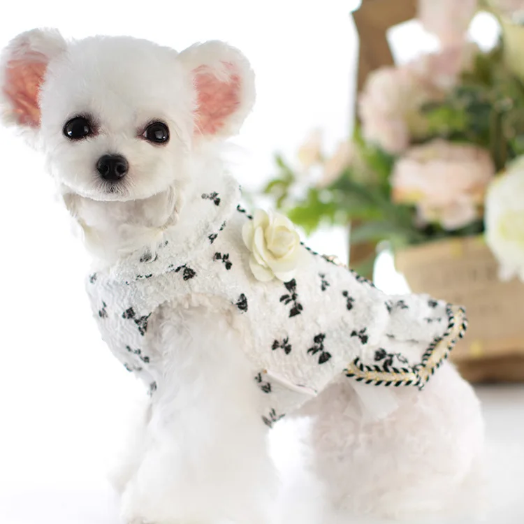 

Wholesale Designers Winter Warm Pet Puppy Dog Christmas Dress Costume Luxury Clothes