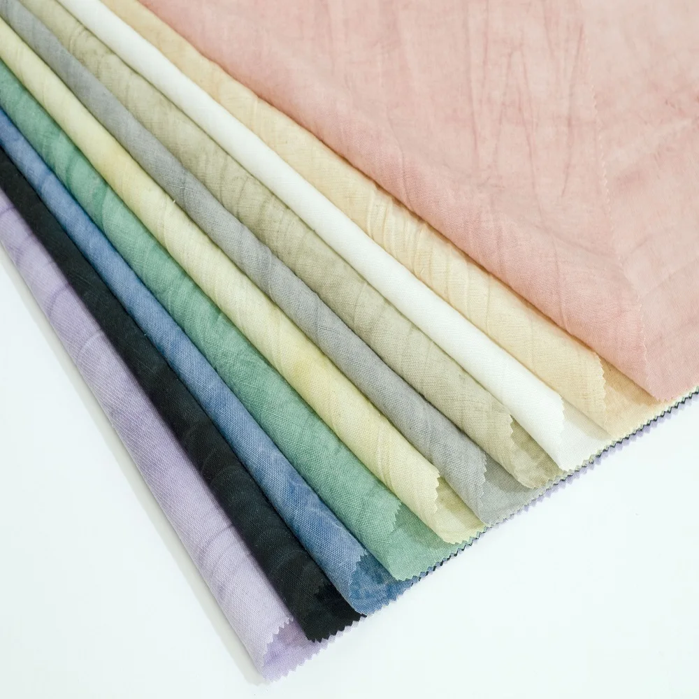 3313# New Fashion Linen  Fabric 30%linen 70% Summer Crepe Linen Blend Fabric for Dress Clothing