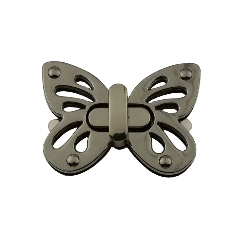 

Metal Butterfly Bag Turn Lock Twist Lock Clasp for Leather Craft Women Bag Handbag Shoulder Bag Purse DIY Hardware Accessories
