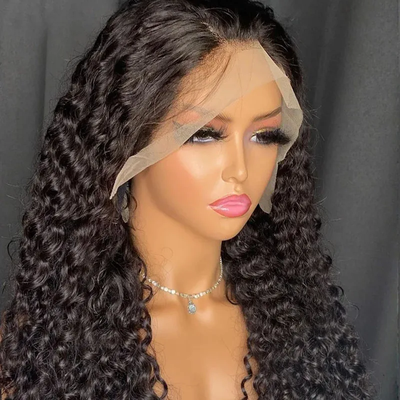 Cheap Kinky Curly Brazilian Natural Human Hair Wigs Human Hair Lace Front Wigs Hd Lace Frontal Wigs Human Hair for Black Women