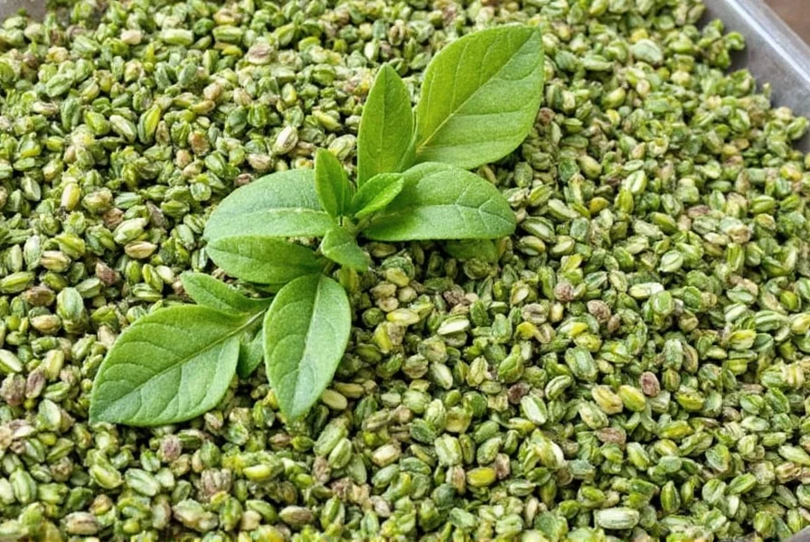 Finished dried oregano stored in spice rack