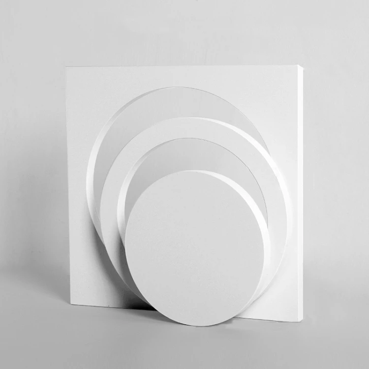 

Hollow Square Ring Round Solid Wood Geometric Polygon Camera Props Creative Photography Ornaments