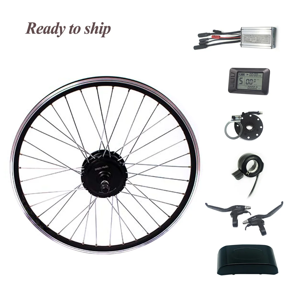 

Greenpedel high quality 36v 250w hub motor 28 inch rear wheel cheap electric bike kit