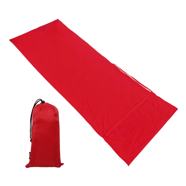 

Comfortable Lightweight Travel Hotel Sleeping Bag Liner with Portable Carry Bag