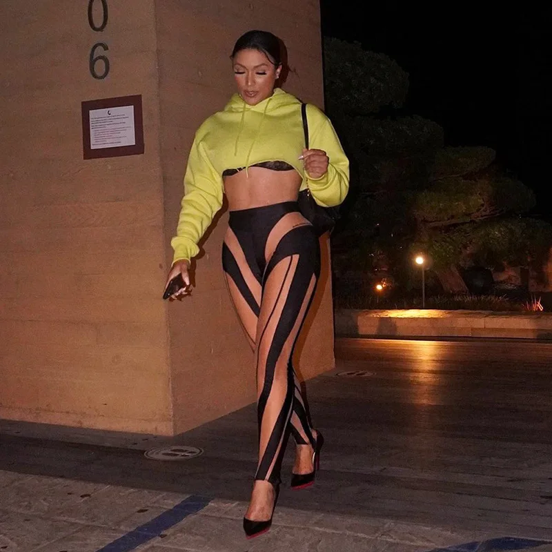 

2021 Popular Design Women Fashion Summer Party High Waist Print Leggings Pants