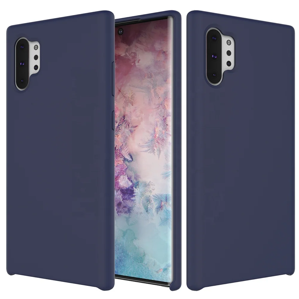 

Factory Supply High Quality Silicone Case for Samsung Note 10 Soft Liquid Silicone Phone Case for Samsung Note 10 Plus, Multi options