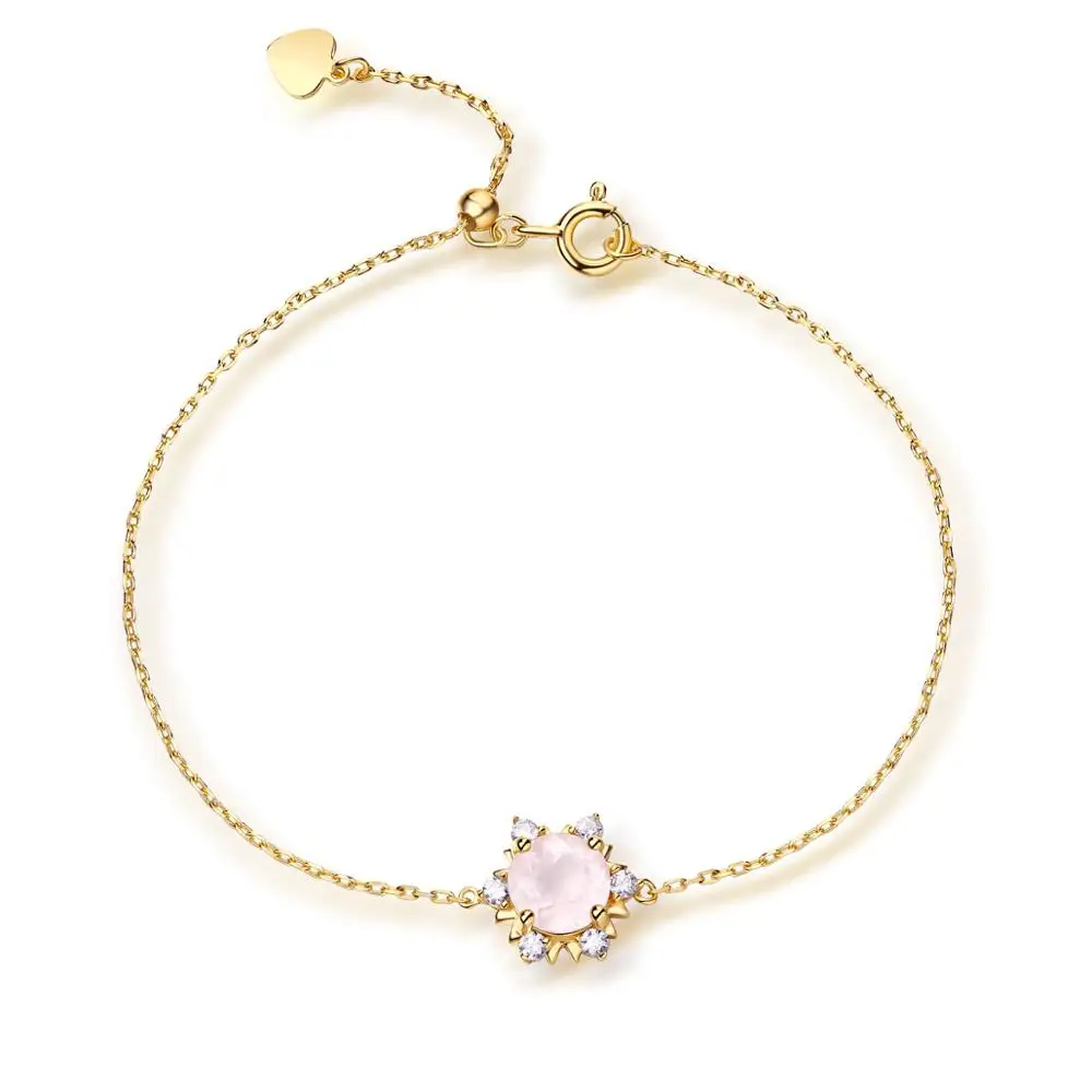 

925 silver silver jewelry,14k gold plated jewelry,classic bangle, Pink