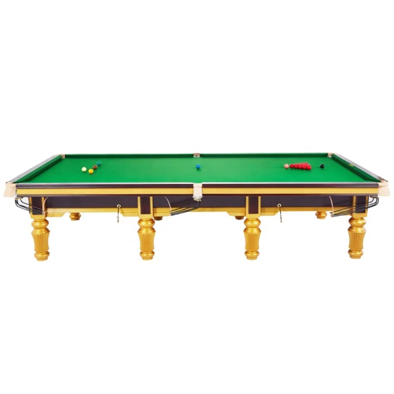 

Games play strachan 6811 cloth steel cushion 12ft snooker table for sale