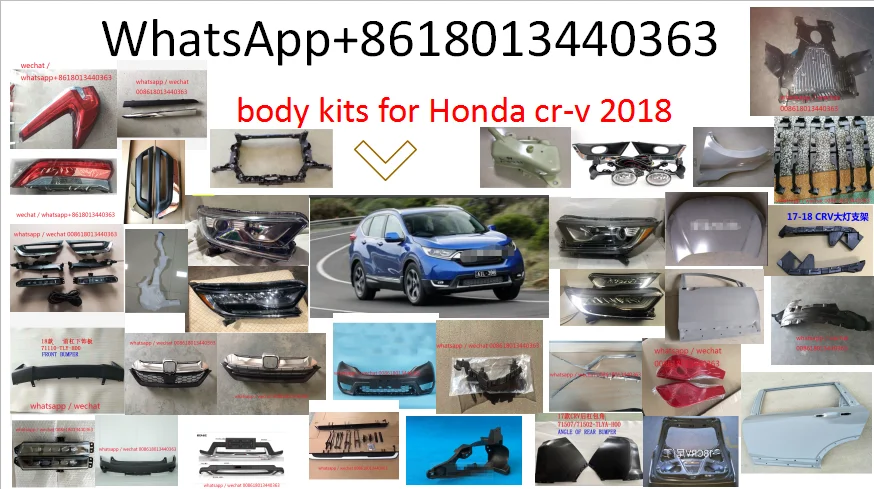 Car Body Kits Front Grille For Honda Cr-v 2017 2018 2019 2020 Usa - Buy ...